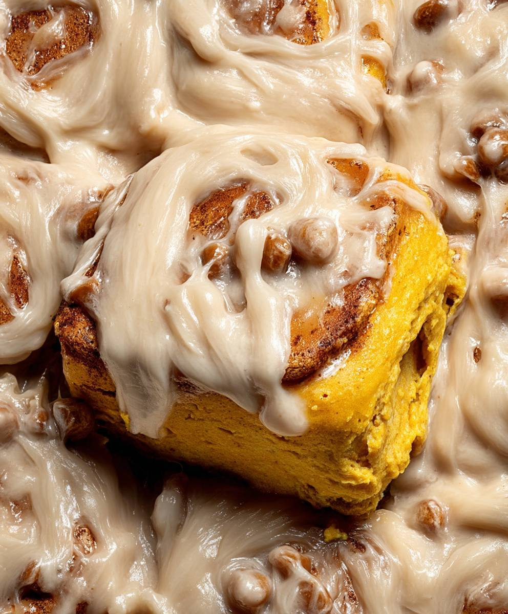 Pumpkin Chai Cinnamon Rolls