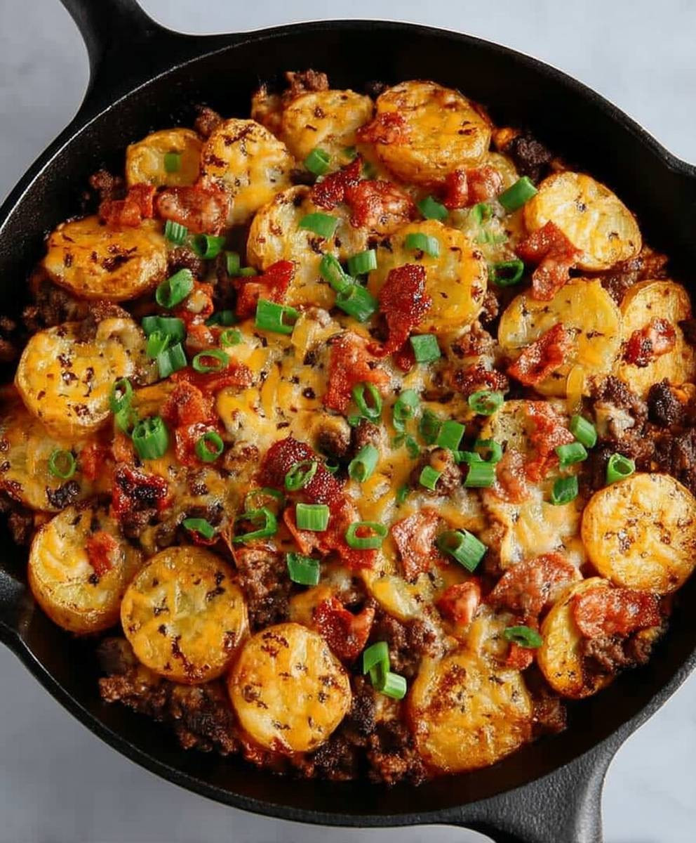 Ground Beef Potato Skillet