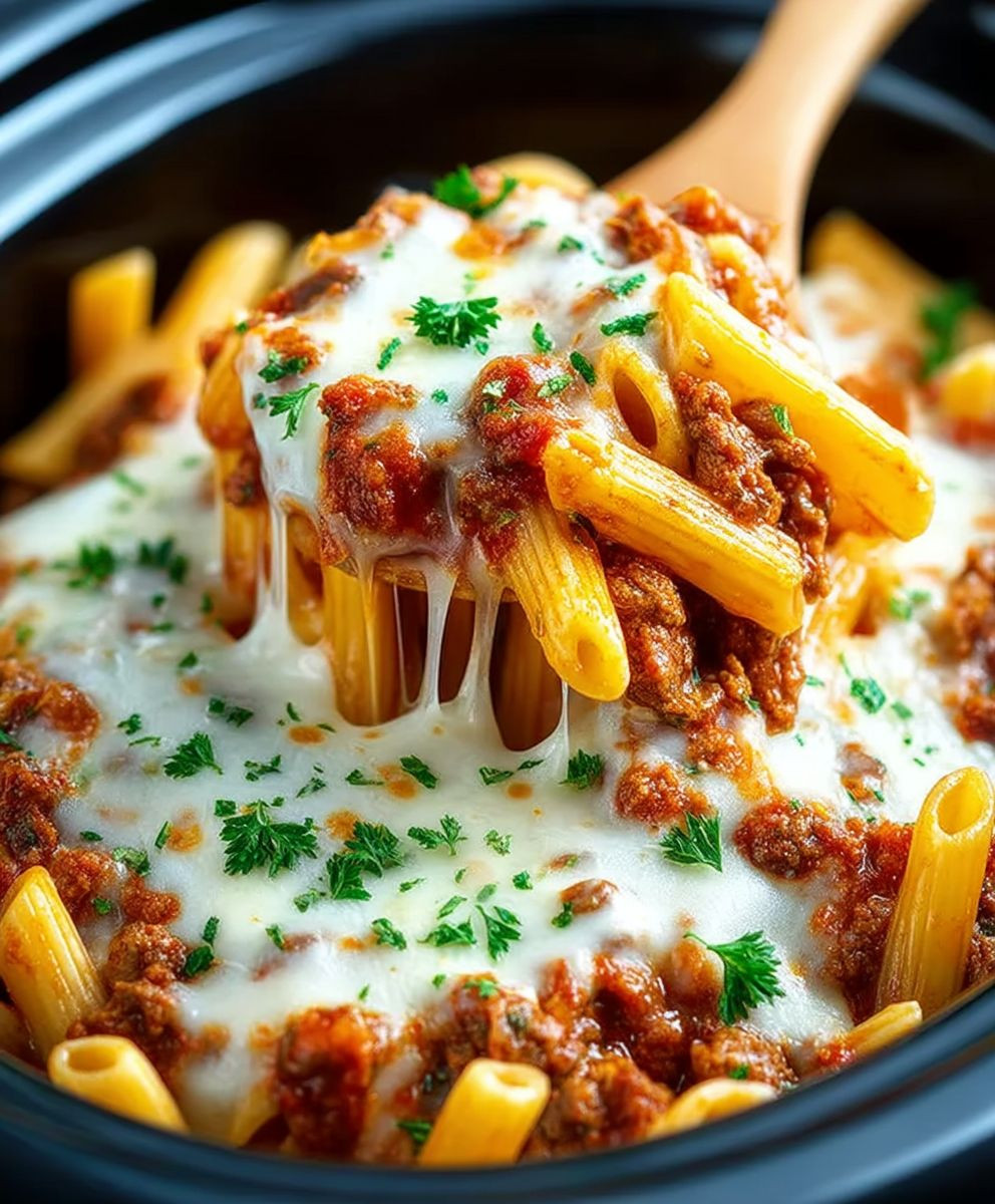 Slow Cooker Baked Ziti