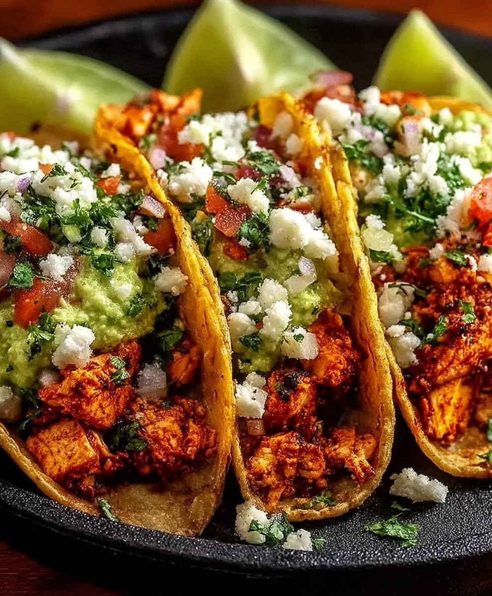 Chicken street tacos