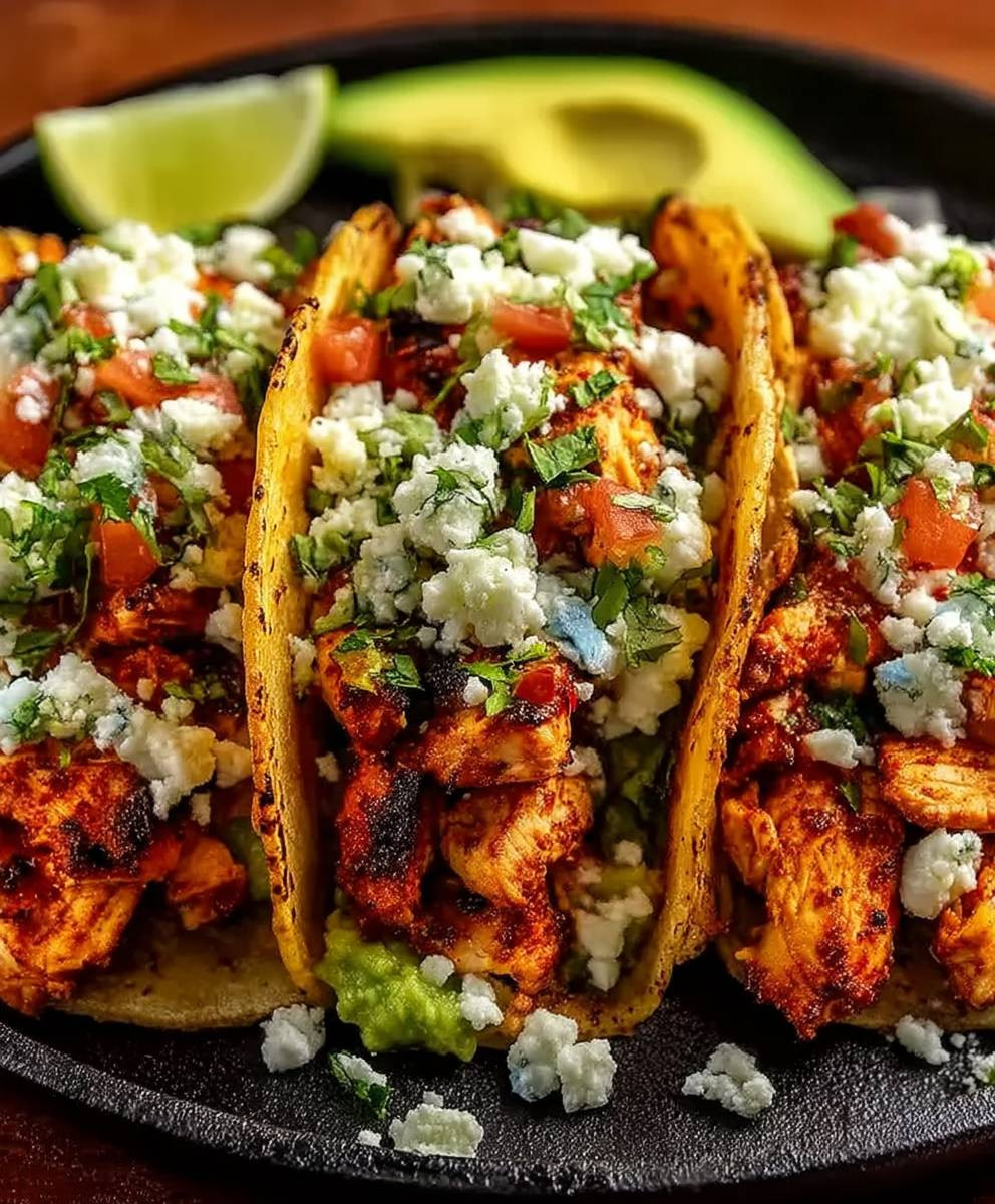 Chicken street tacos