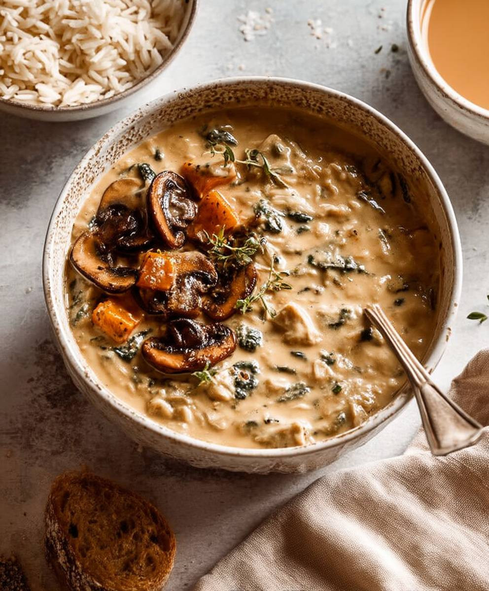Mushroom soup no cream