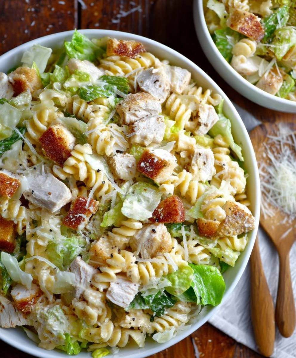 Chicken Caesar Pasta Salad