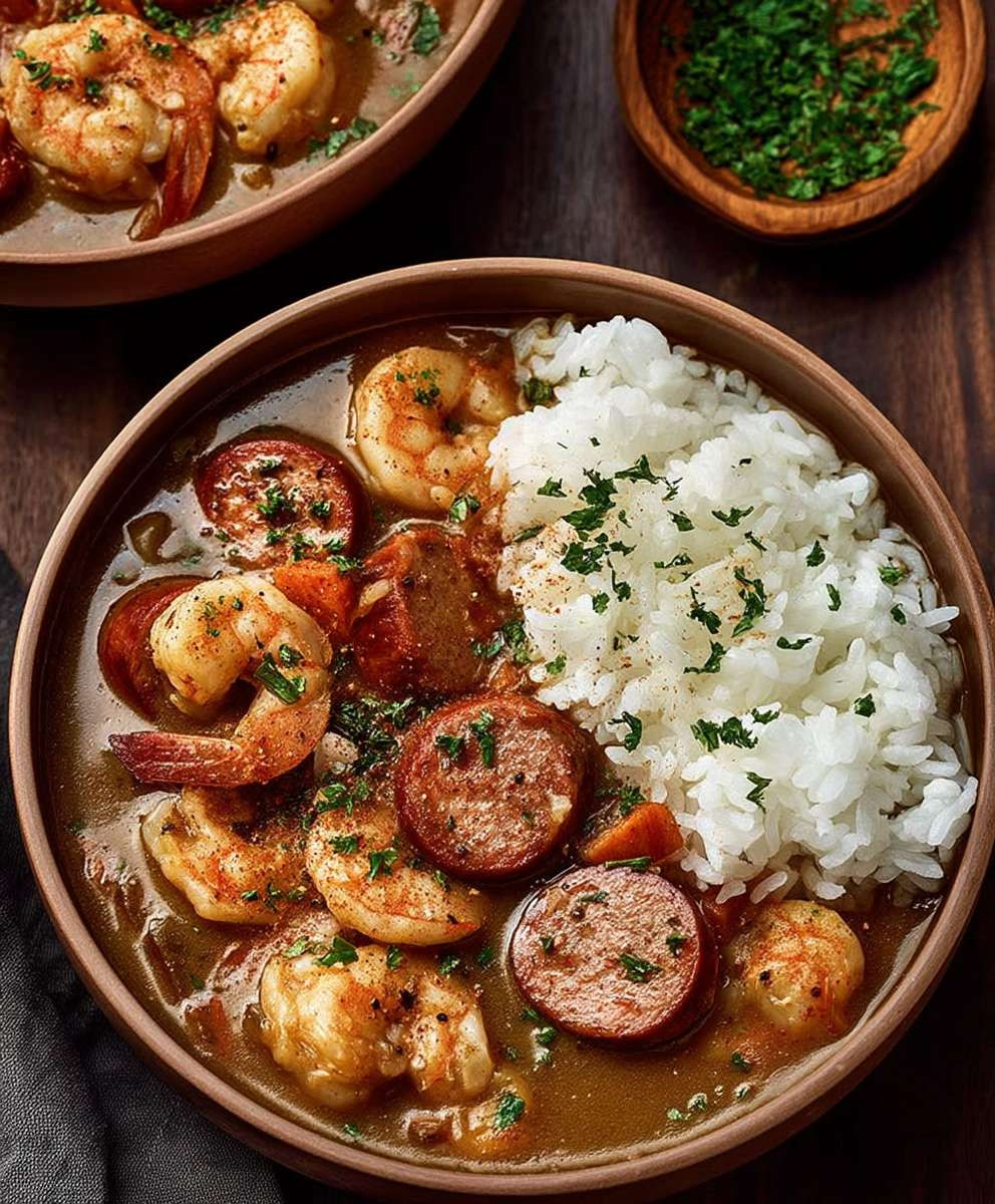 Shrimp Sausage Gumbo