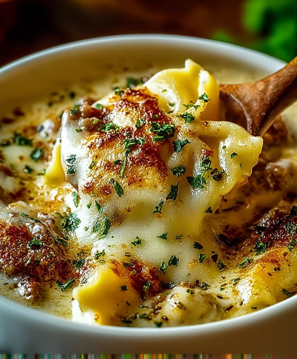 Alfredo Lasagna Soup