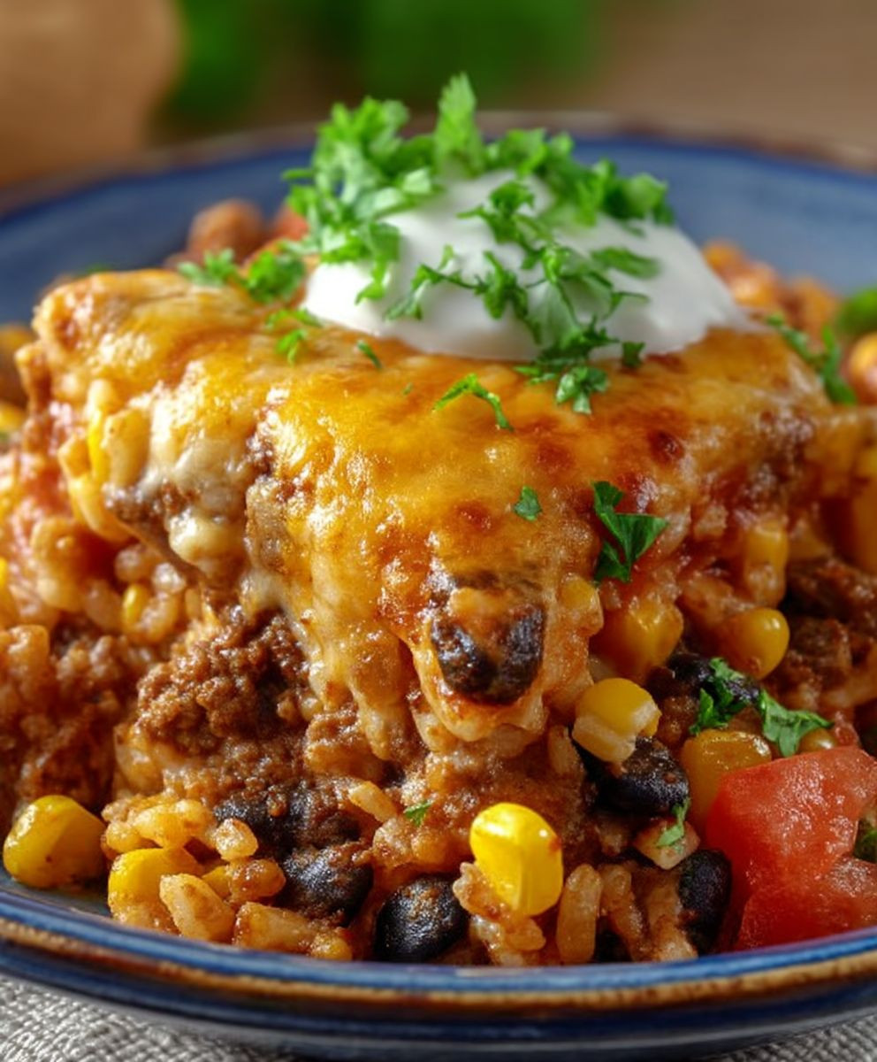 Beef Enchilada Casserole