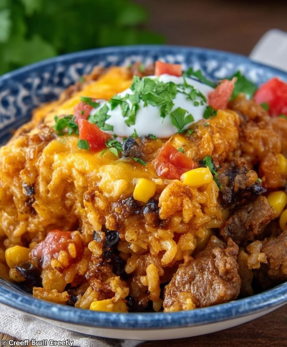 Beef Enchilada Casserole