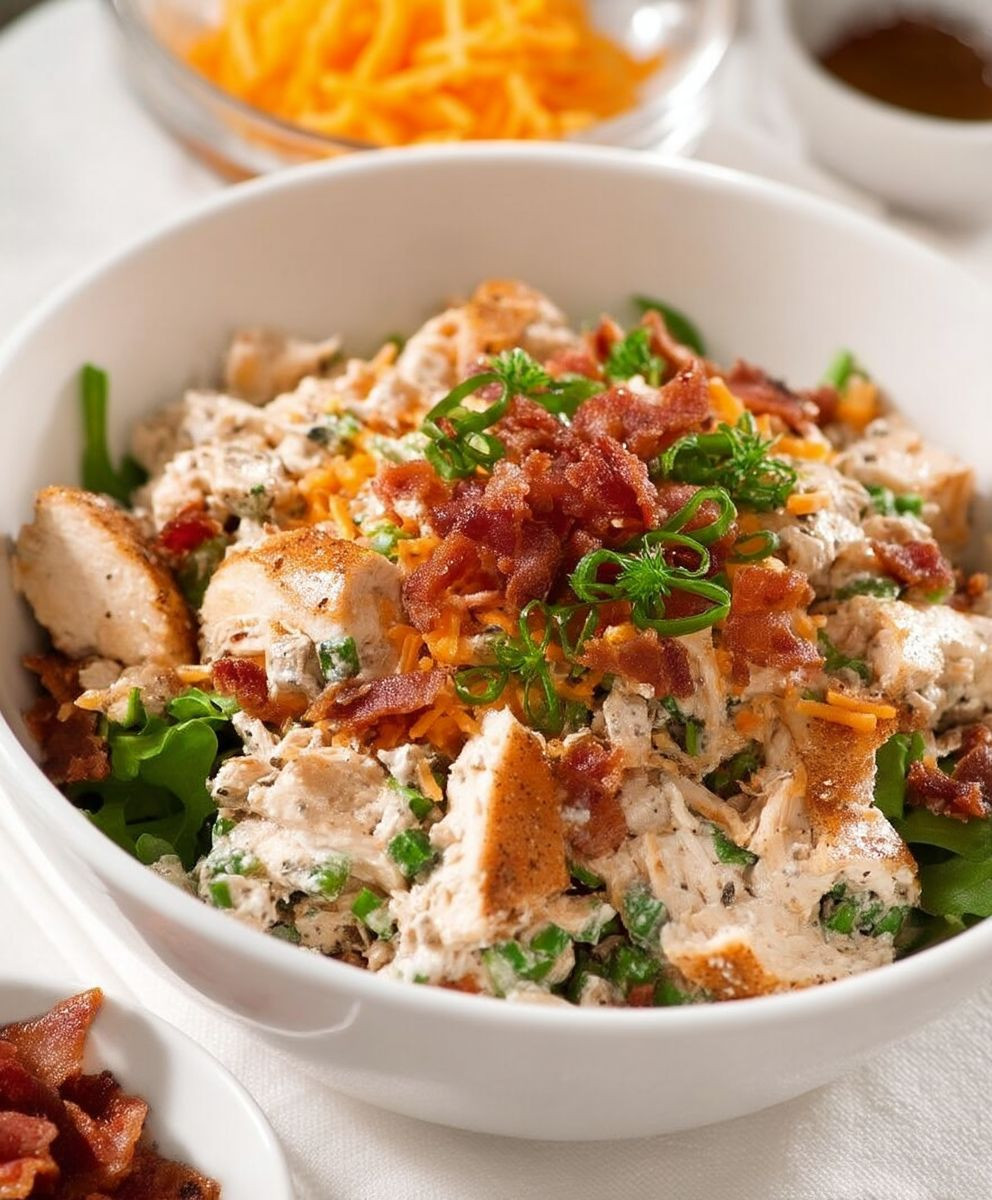 Chicken Bacon Ranch Salad