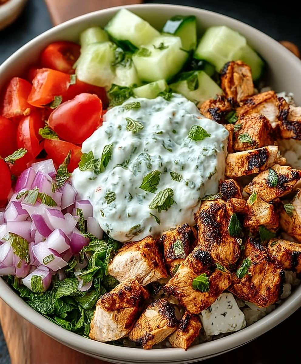 Chicken Gyro Bowls