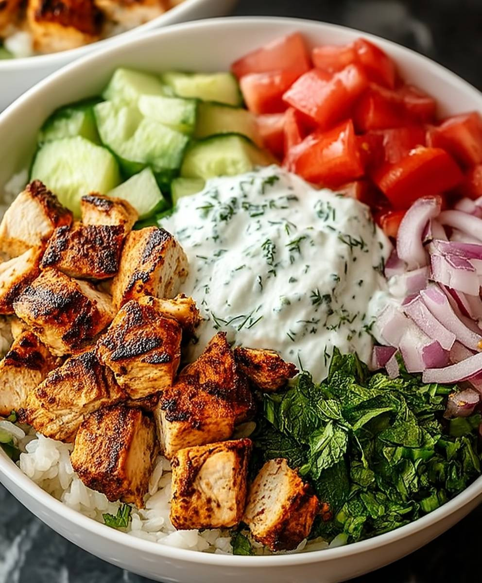 Chicken Gyro Bowls
