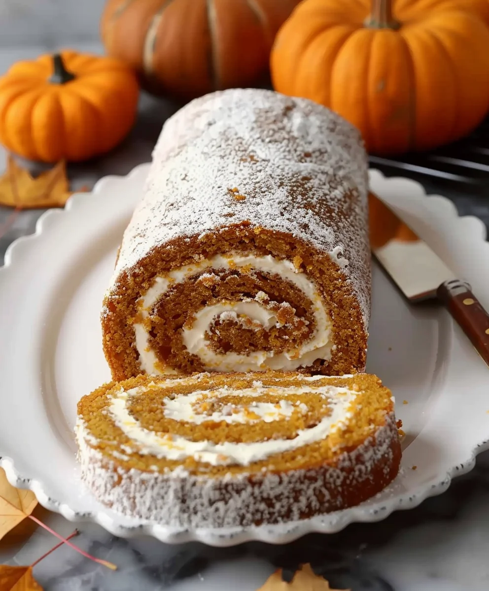 Fall Pumpkin Spice Roll Cake – Your New Favorite Dessert!