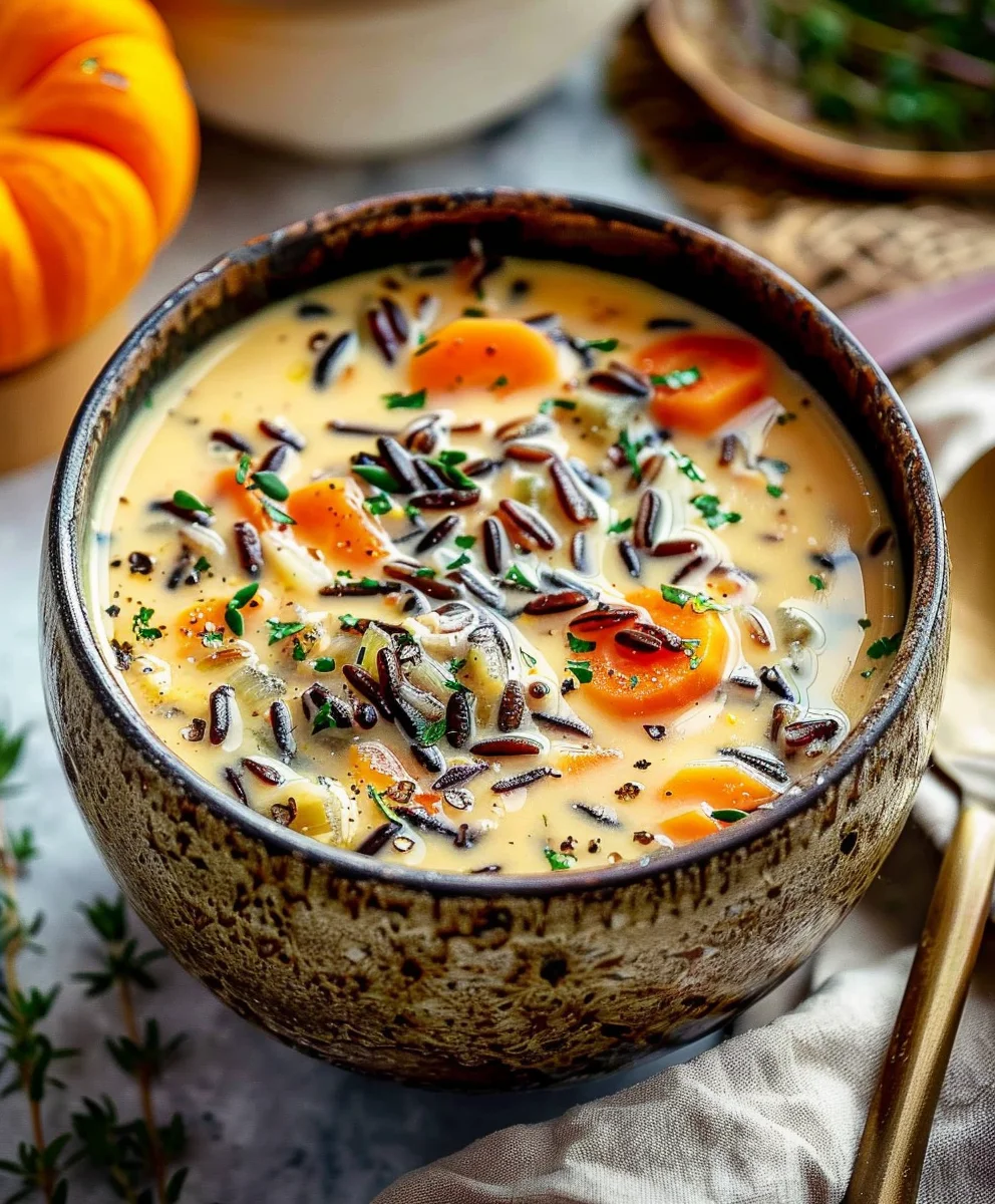 Cozy Autumn Wild Rice Soup: Creamy, Hearty, & Perfect for Fall