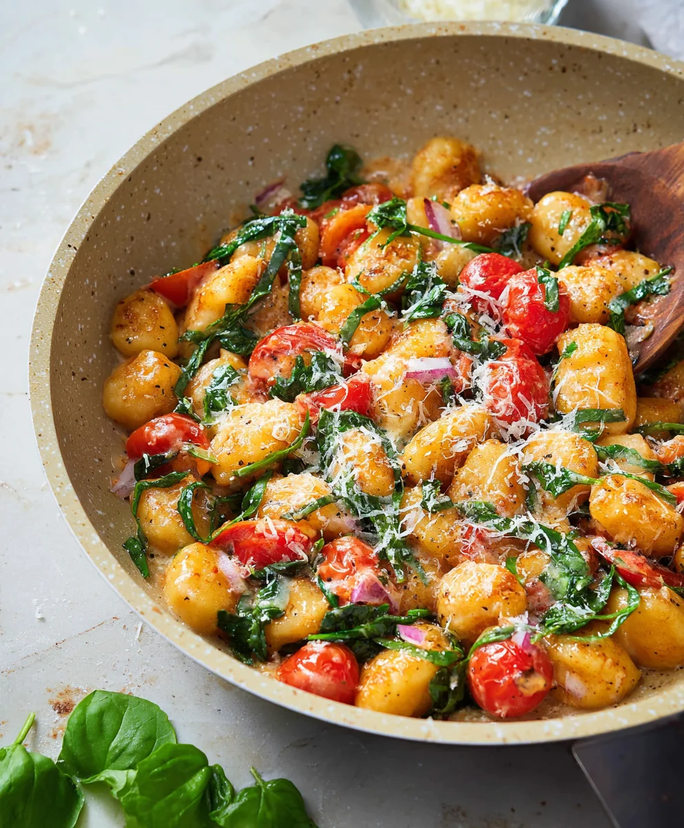 Hearty Gnocchi Pfanne: One Pan Beef & Veggie Dinner