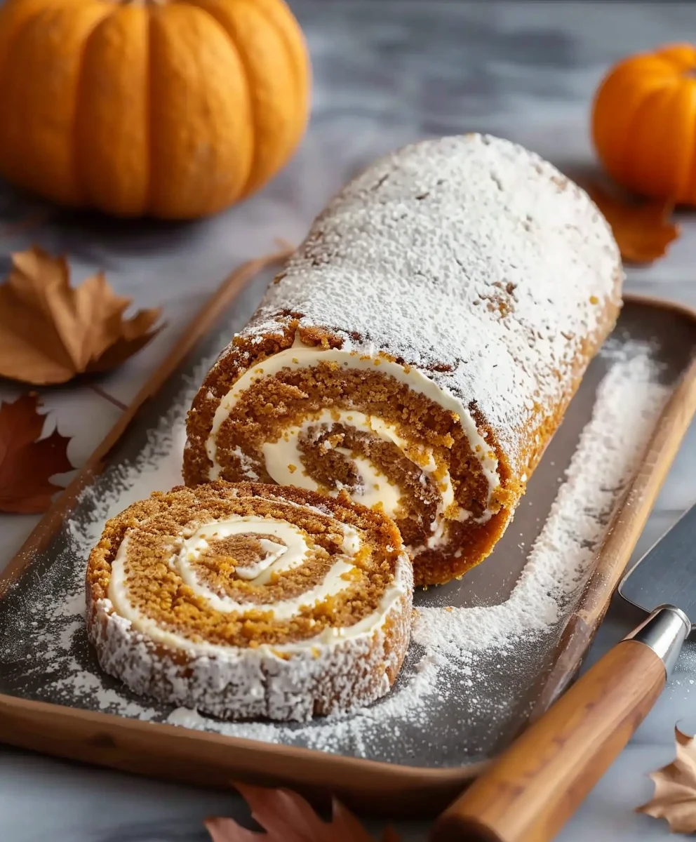 Fall Pumpkin Spice Roll Cake – Your New Favorite Dessert!