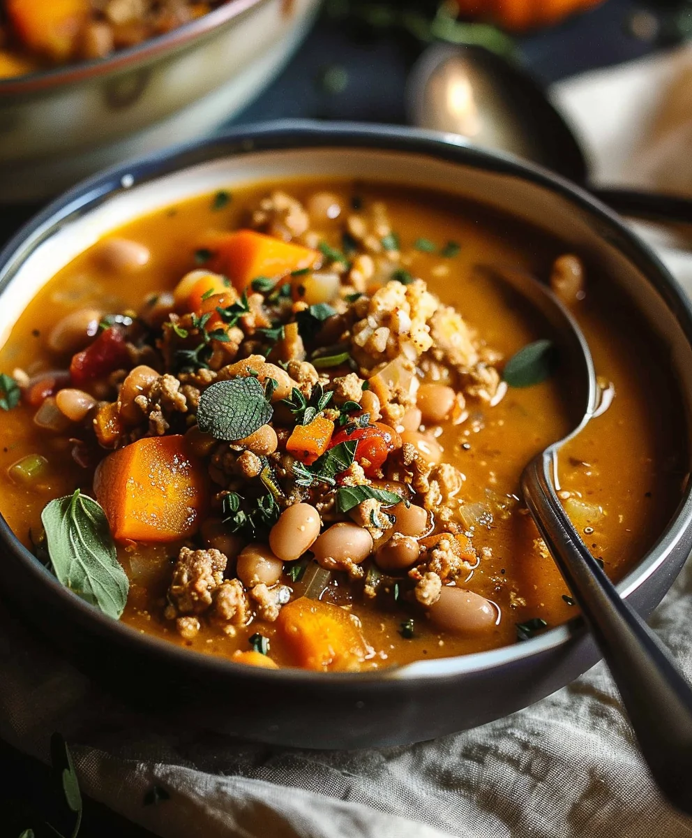 Hearty Turkey Pumpkin White Bean Chili – Perfect for Fall