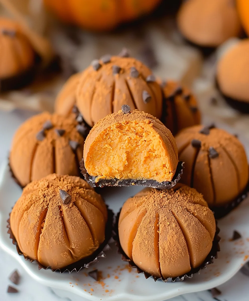 Amazing Pumpkin Cheesecake Truffles