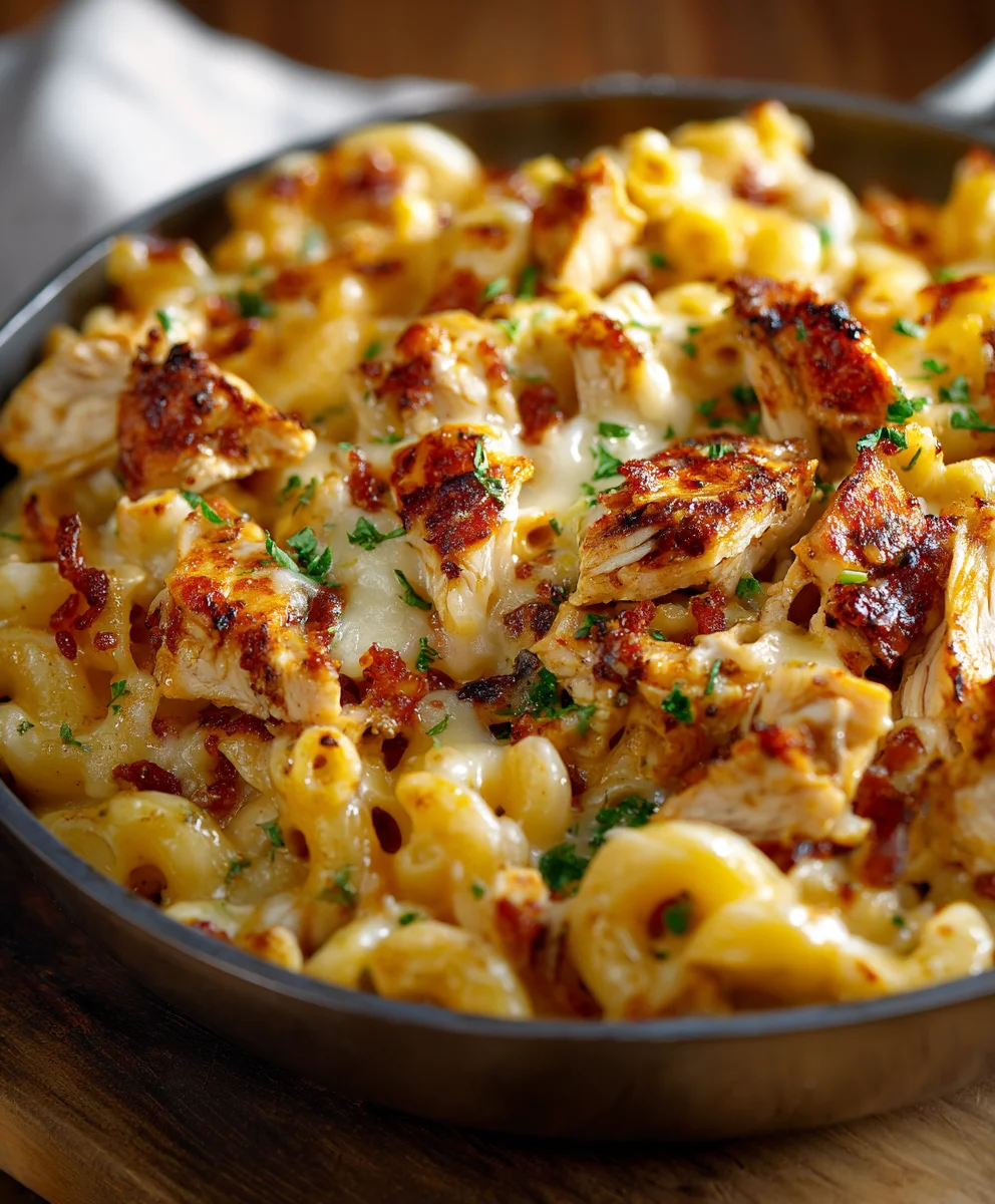 Bbq Chicken Mac And Cheese