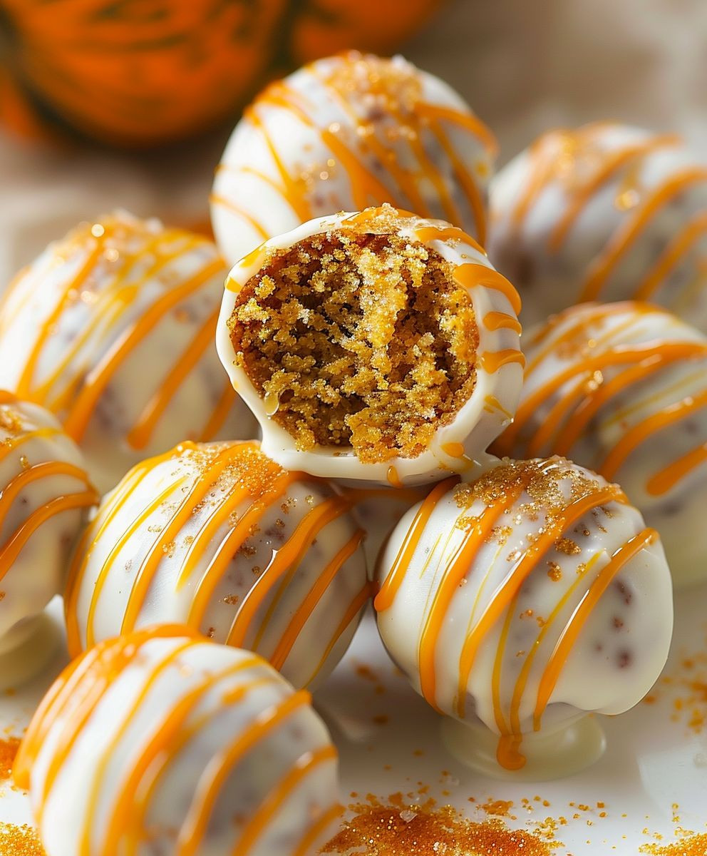 Pumpkin Cake Pops