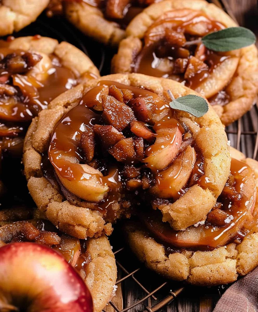 Caramel Apple Cookies