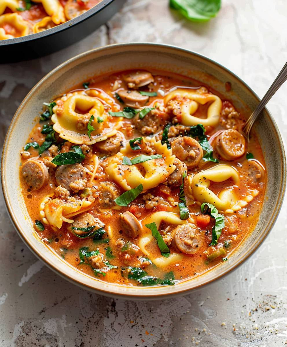 Tortellini Sausage Soup