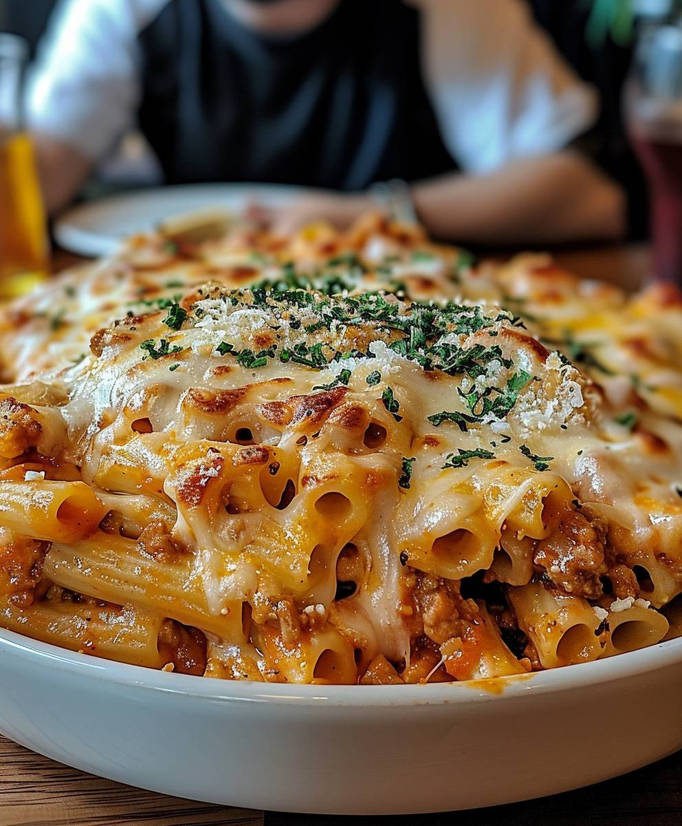 Baked Ziti Cheesy Pasta