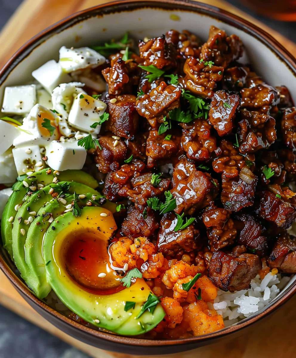 Hot Honey Beef Bowl