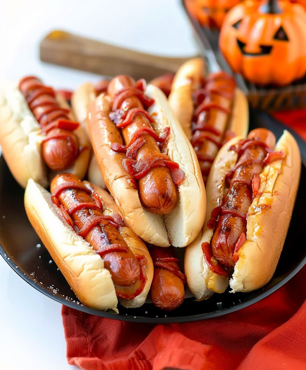 Halloween Hot Dogs