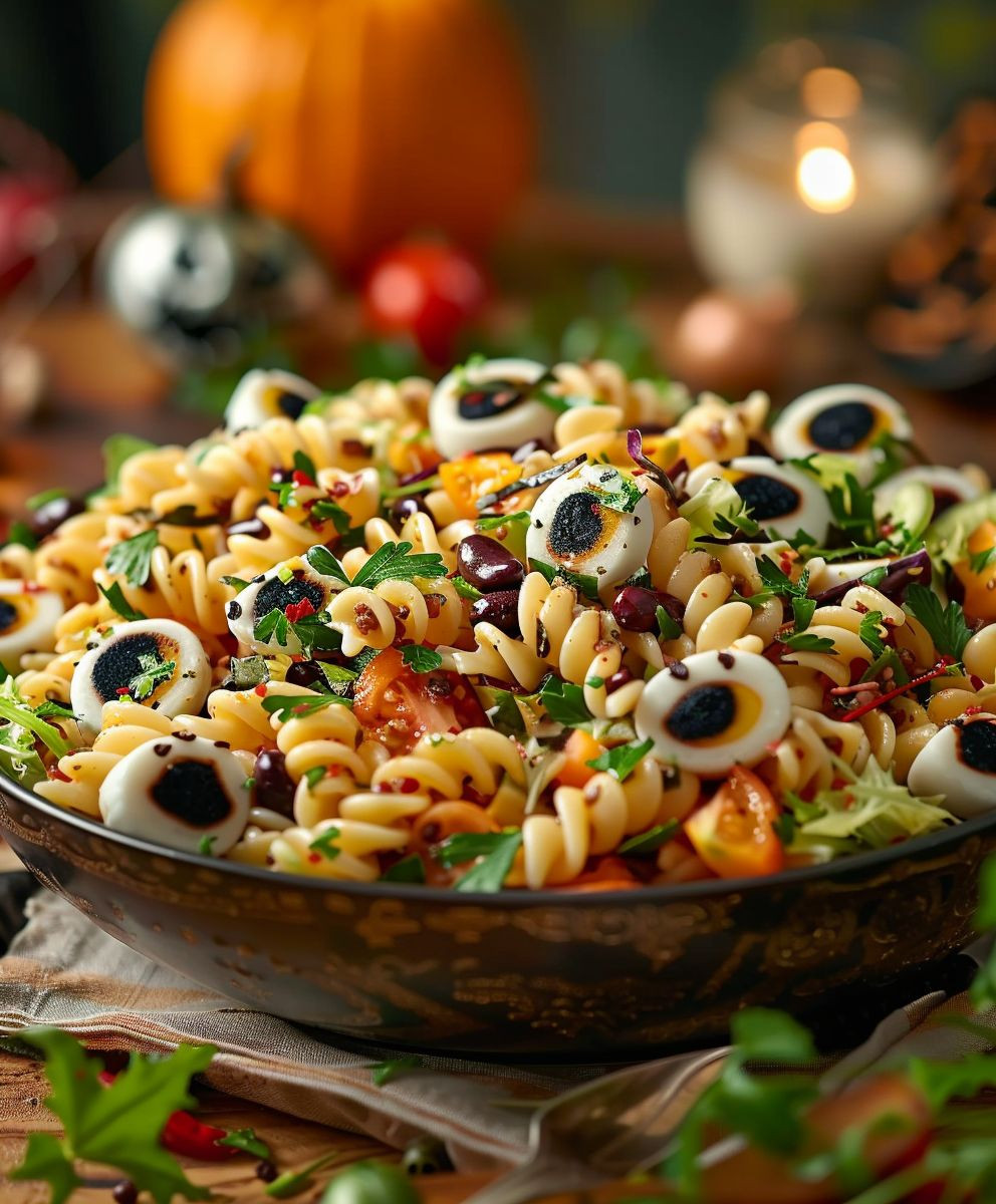Halloween Pasta Salad