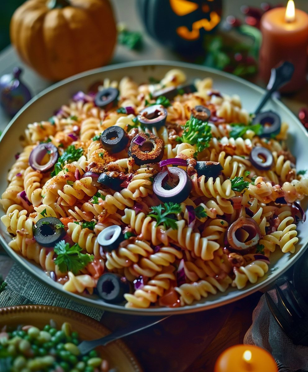 Halloween Pasta Salad