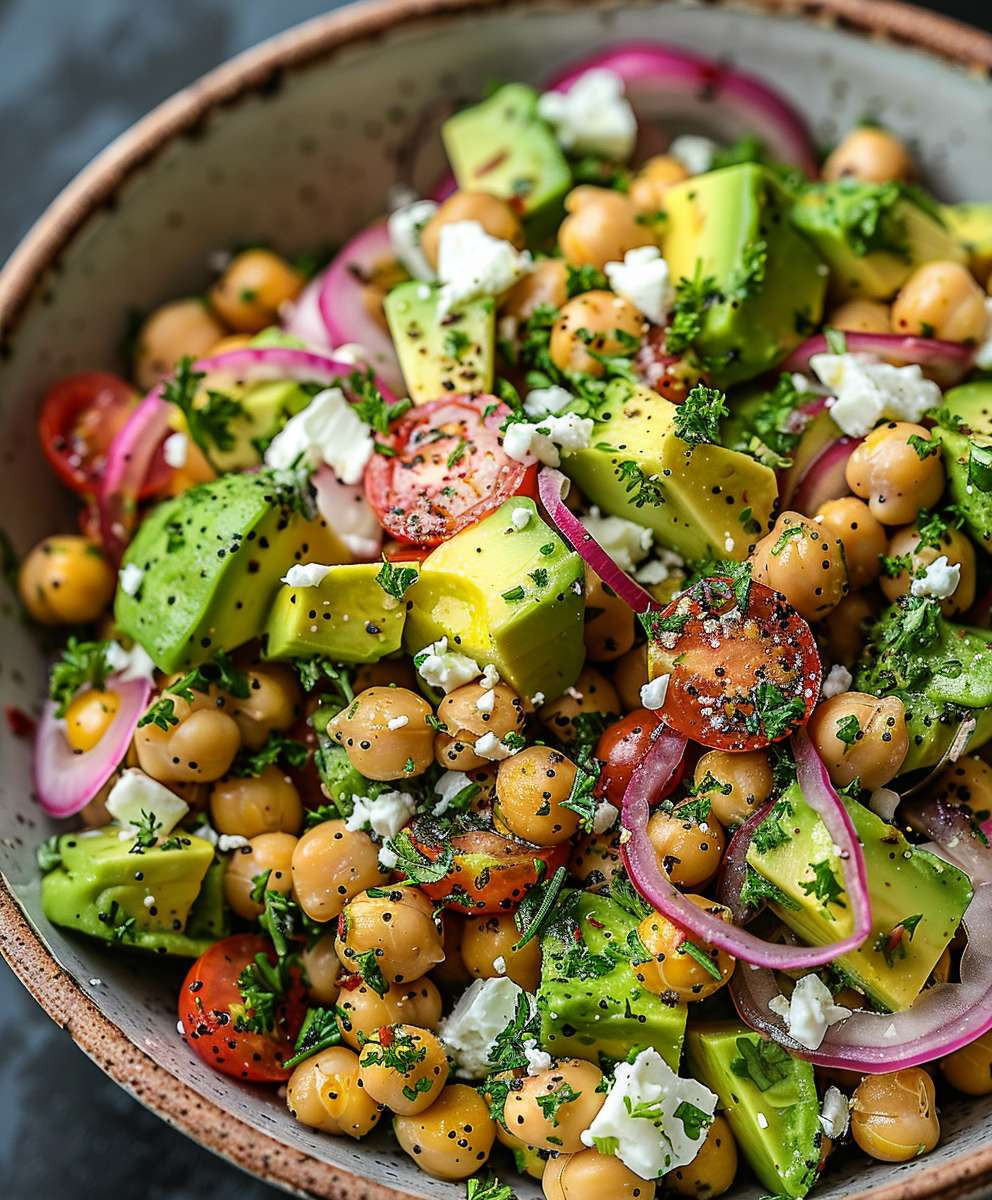 Chickpea Avocado Salad