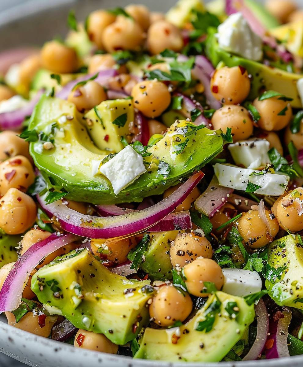 Chickpea Avocado Salad