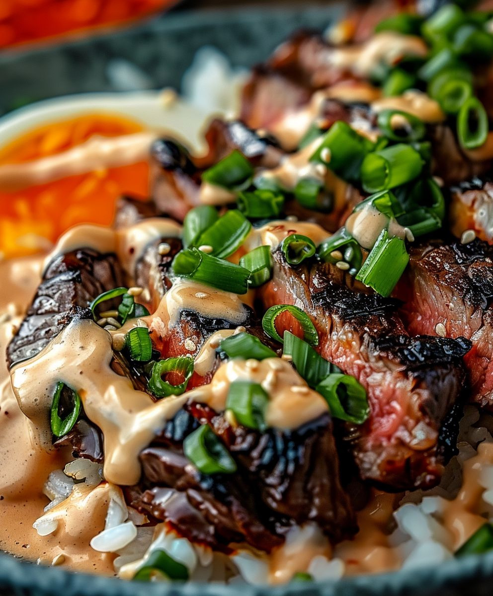 Korean BBQ Steak Bowls