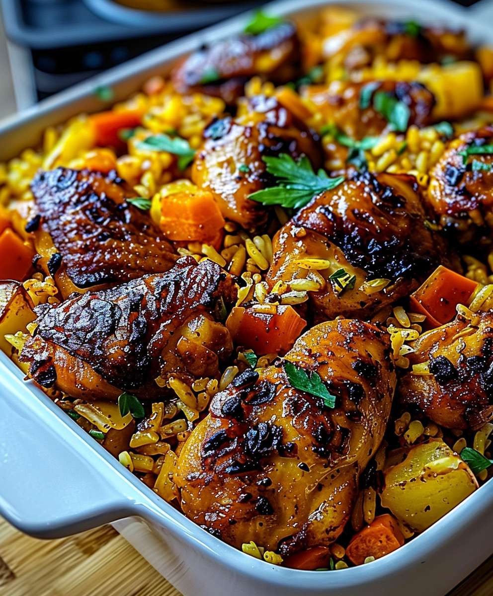 Caribbean Chicken and Rice
