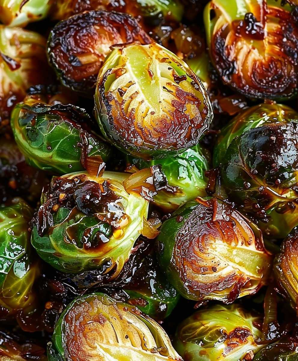 Honey Balsamic Brussels Sprouts