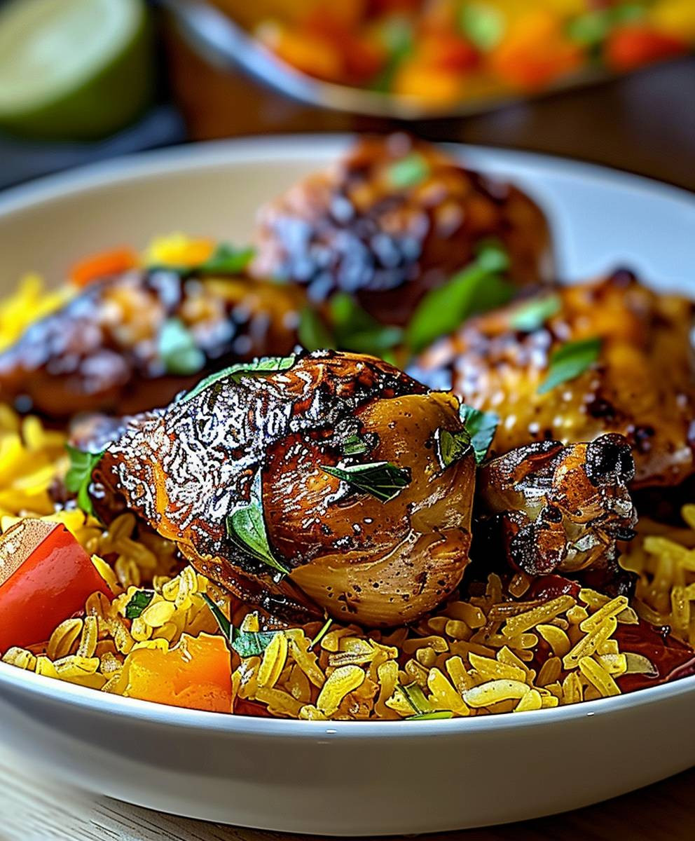 Caribbean Chicken and Rice