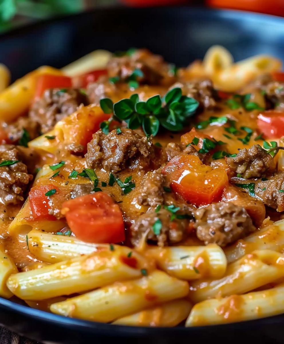 High Protein Beef Pasta