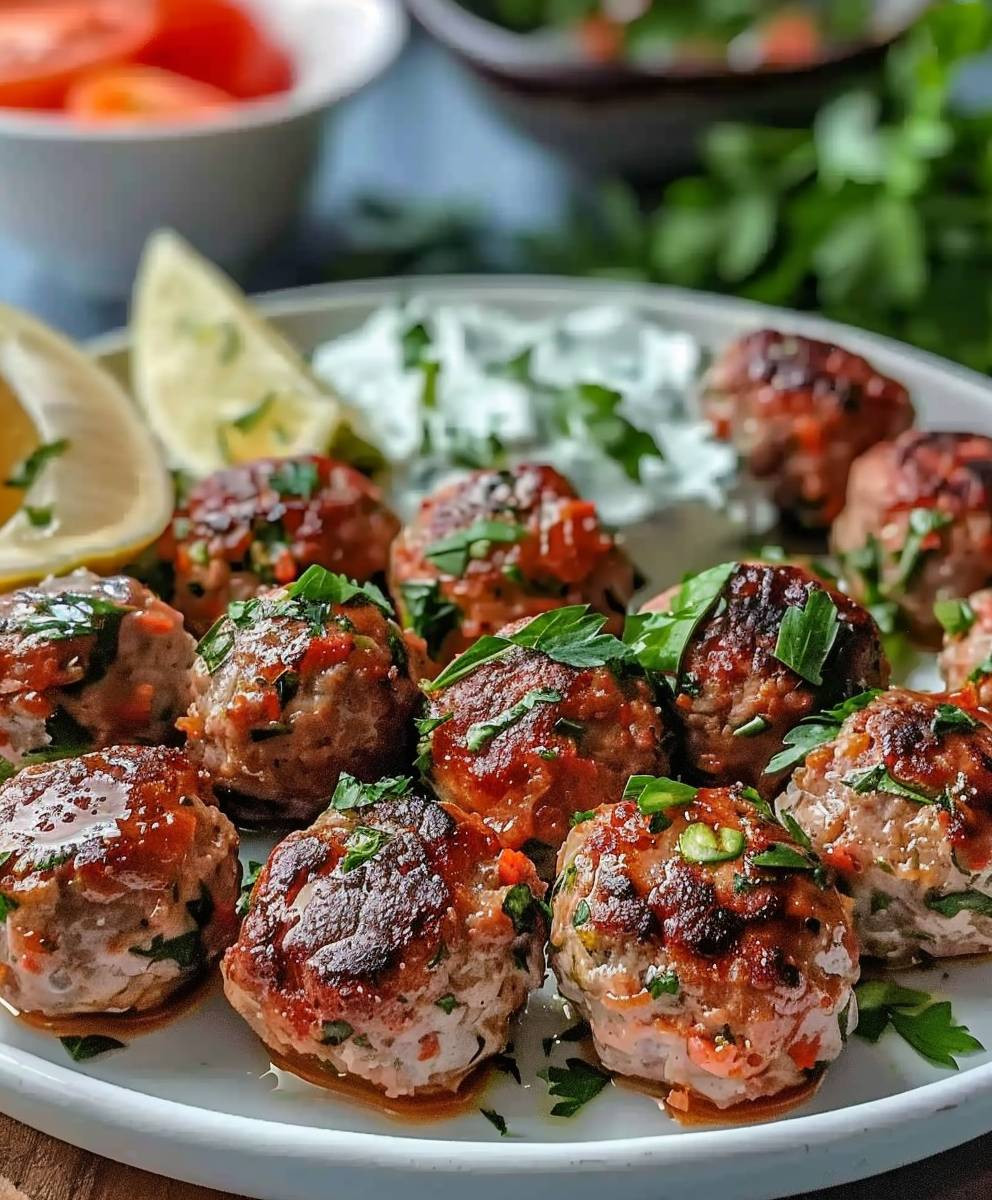 Greek Turkey Meatballs