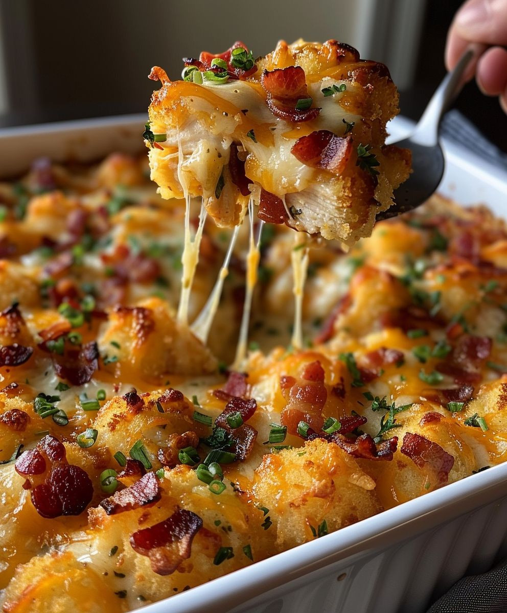 Chicken Bacon Ranch Casserole