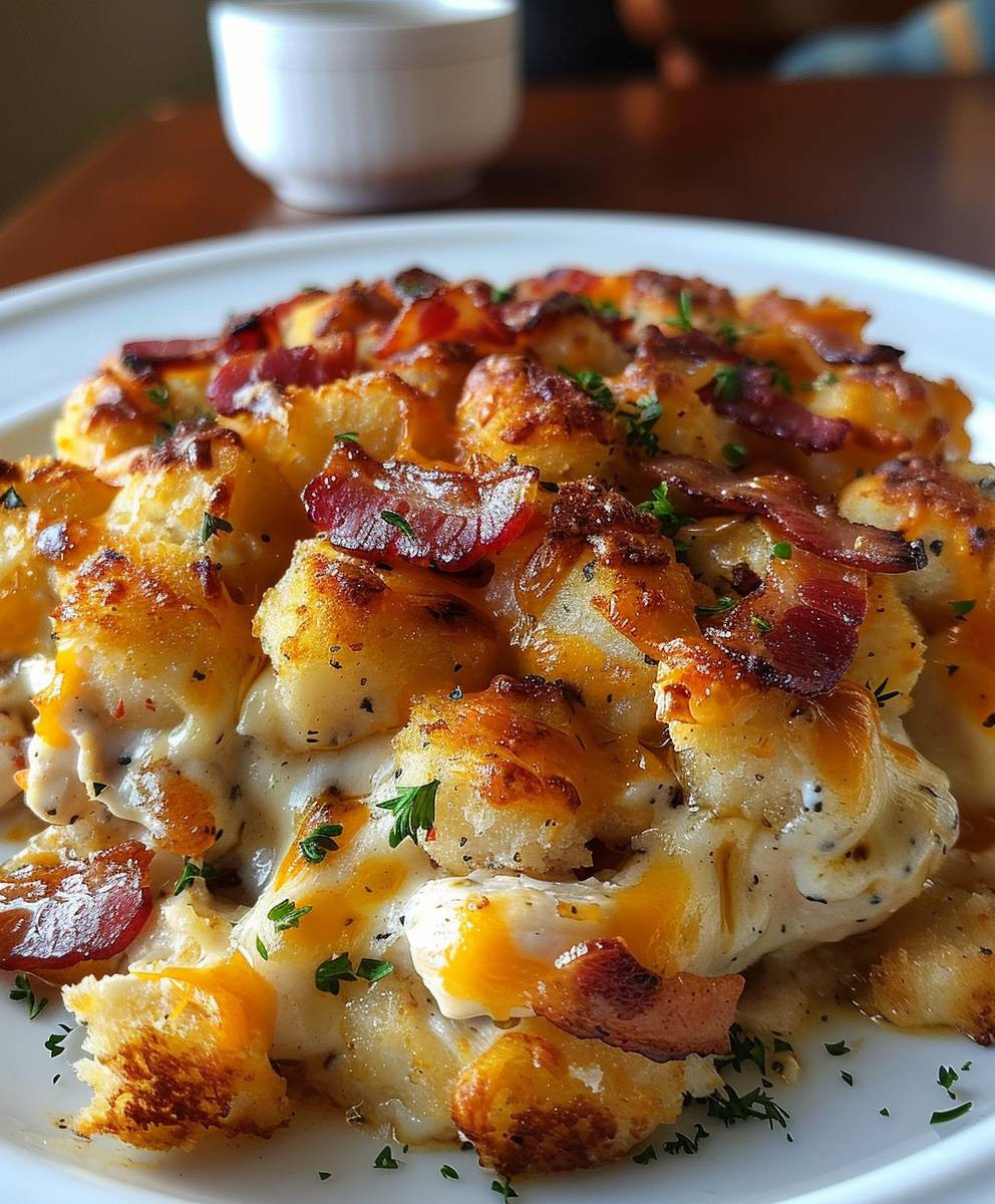 Chicken Bacon Ranch Casserole