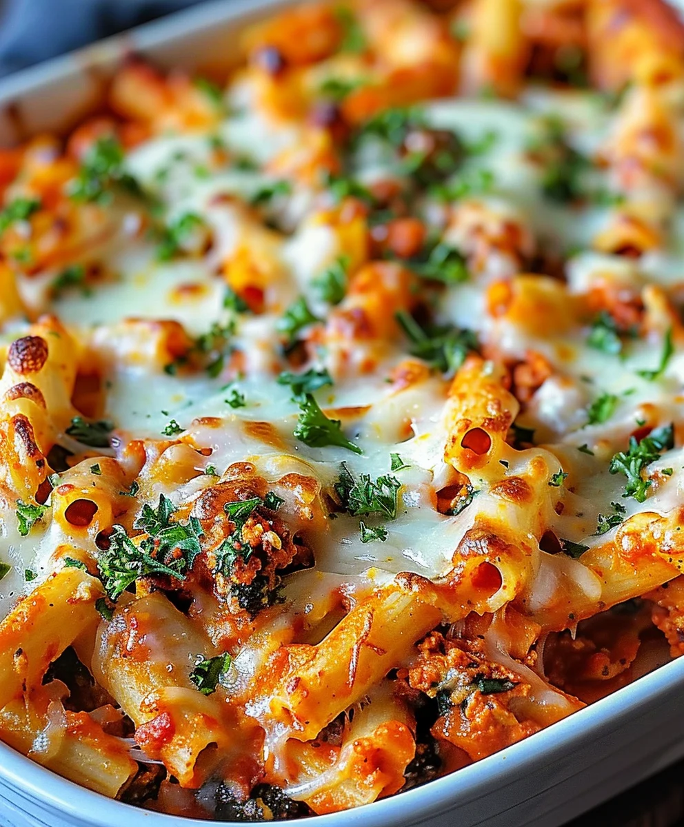 Loaded Veggie Baked Ziti