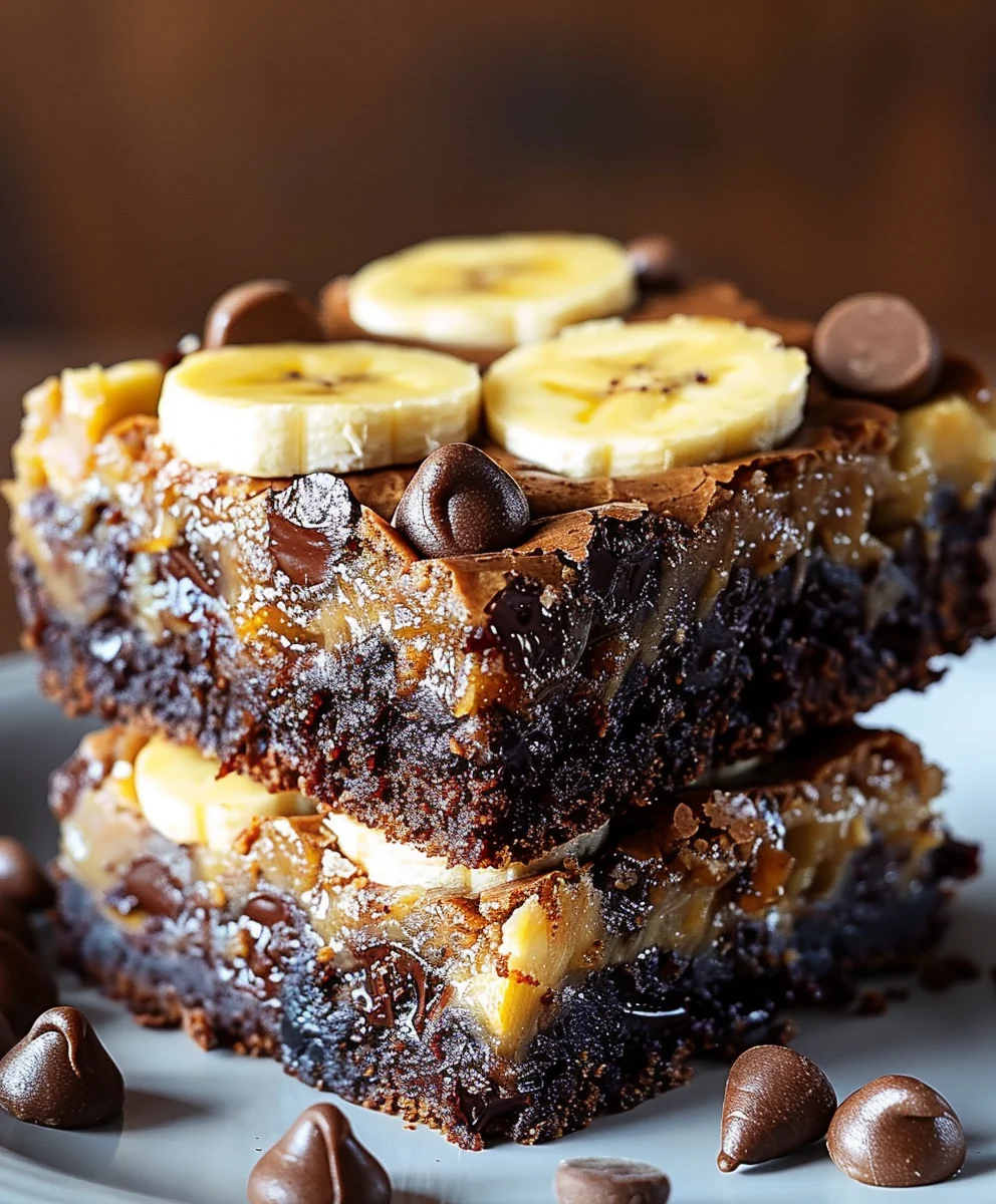 Fudgy Banana Bread Brownies: Cake-Brownie Perfection!