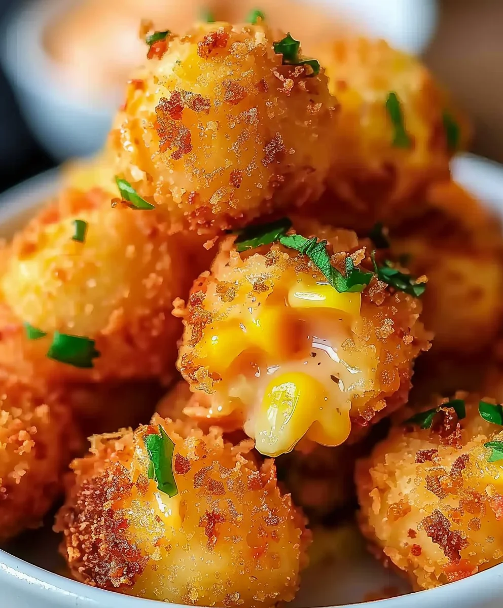 Crispy Corn Cheese Bites