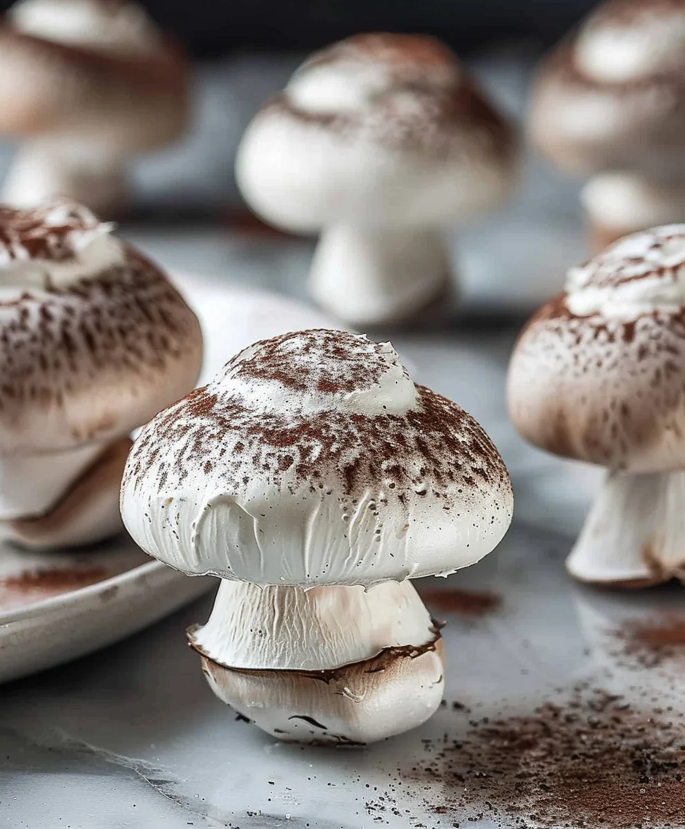 Chef Philippe's Meringue Mushrooms