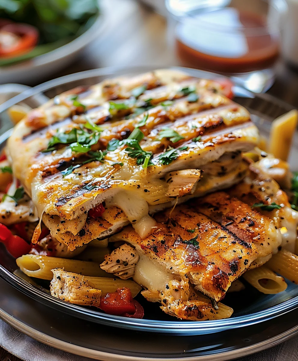 Easy Honey Pepper Chicken Panini Pasta – Quick Recipe!