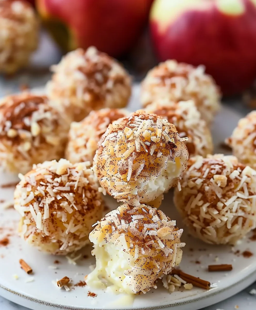 Cinnamon Apple Cottage Cheese Bites