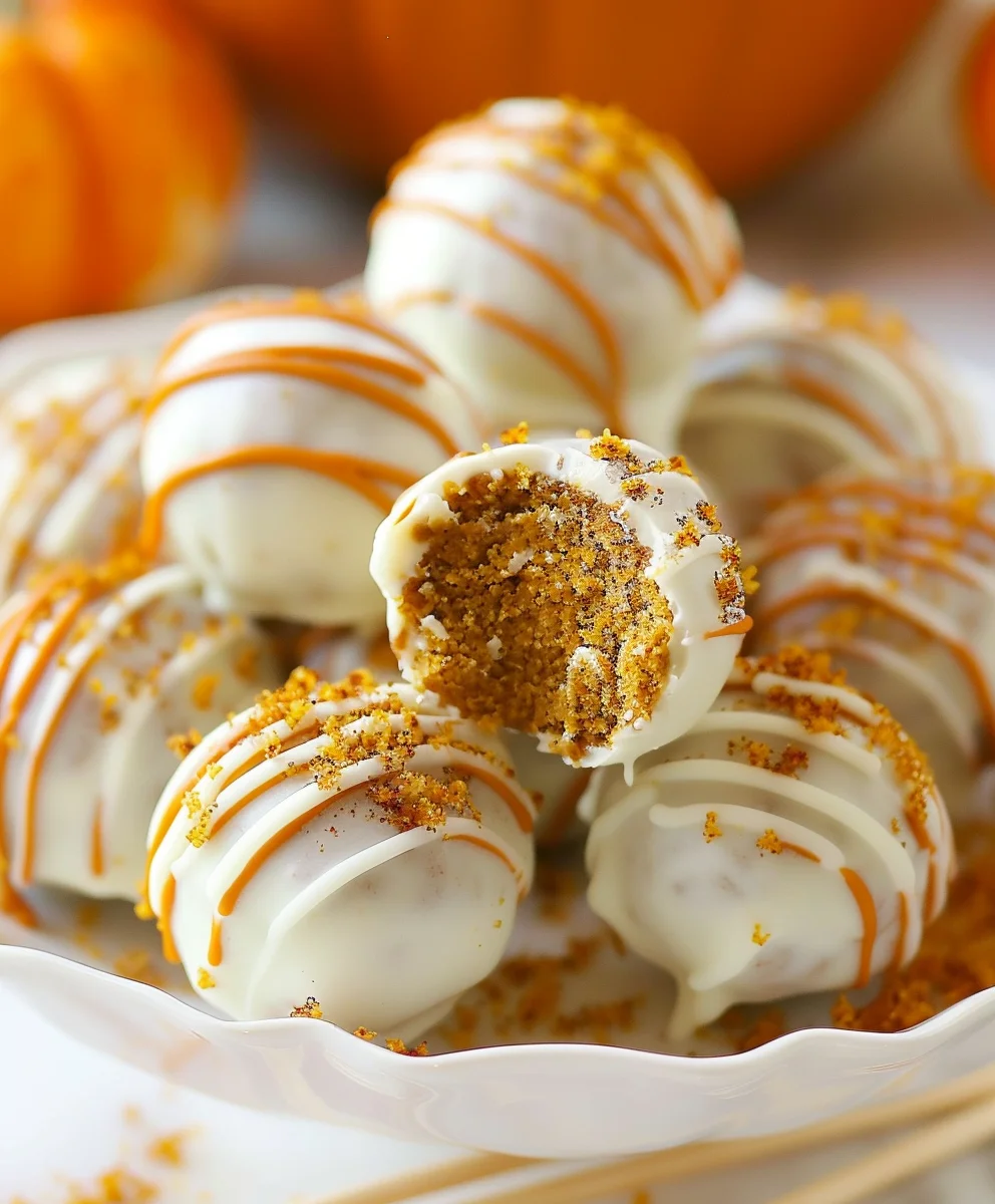 Easy Pumpkin Spice Cake Pop Truffles - Perfect Fall Treat!