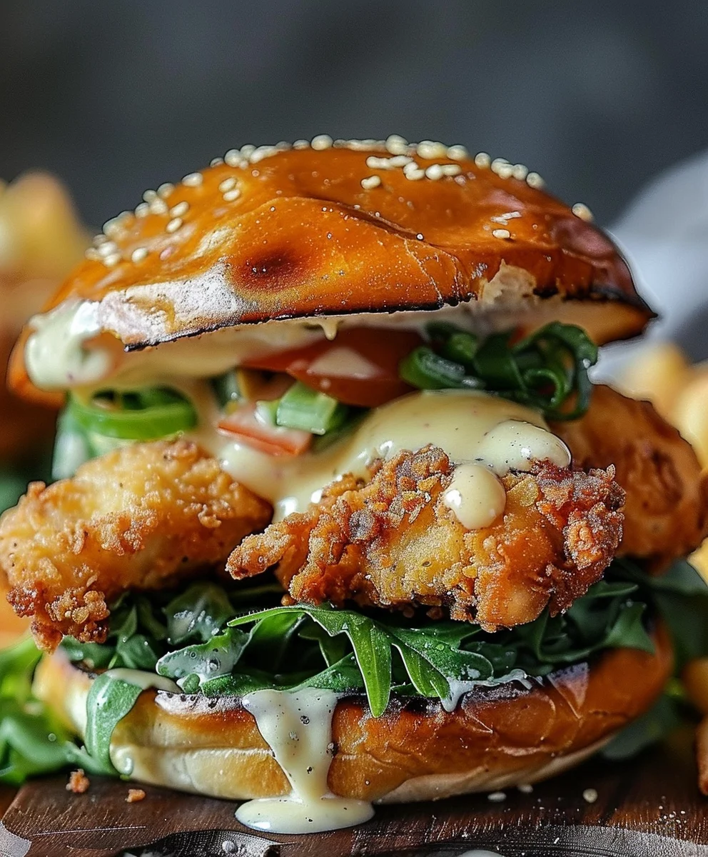 Must-Try Crispy Chicken Caesar Sandwich Secret Recipe!