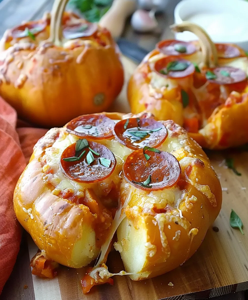 Spooky Fun: Beef Pepperoni Pizza Pumpkins Recipe Idea!