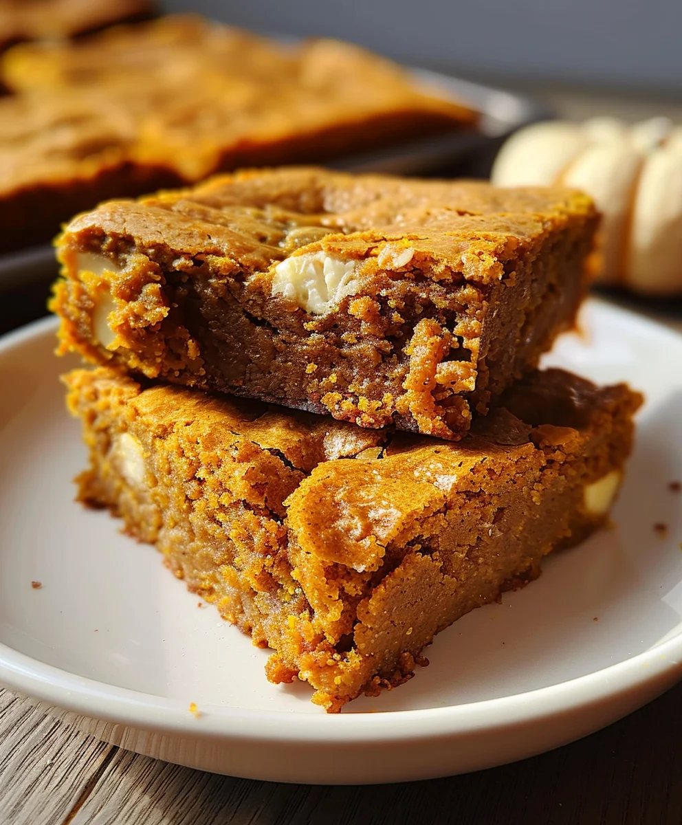 Easy & Delicious Pumpkin Blondies Recipe: A Fall Treat!