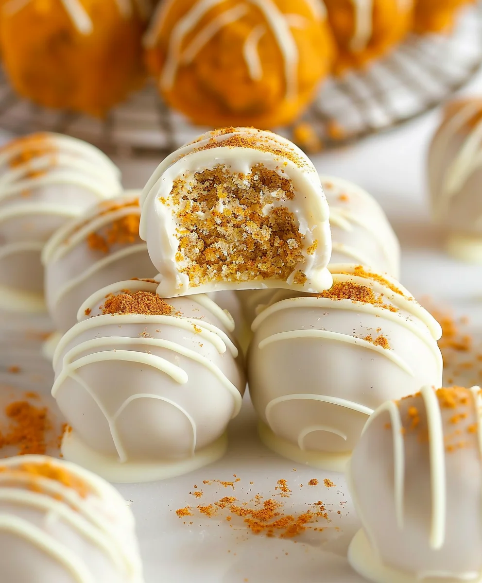 Easy Pumpkin Spice Cake Pop Truffles - Perfect Fall Treat!